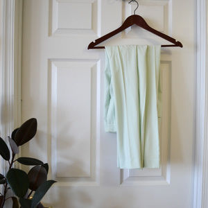 Calvin Klein Mint Straight Leg Pants